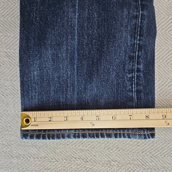 Banana Republic Jeans Men's 33 x 32 Straight Leg Indigo Blue Denim Relaxed EUC - Picture 7 of 15